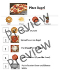 Pizza Bagel ADL Visual Cooking Recipe