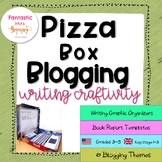 Pizza Box Blogging  writing graphic organizers with book r