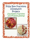 Pizza Box Equivalent Fractions Homework Project