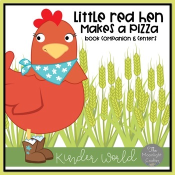 The Little Red Hen Makes a Pizza and Pizza Centers Bundle | TpT