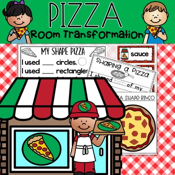 Preview of Pizza Classroom Transformation by Teacher With Coffee