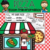 Pizza Classroom Transformation by Teacher With Coffee