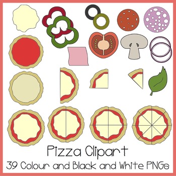 image pizza clipart toppings