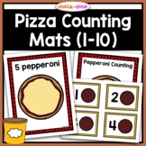 Pizza Counting Number Mats | Counting to 10 | Number Recognition