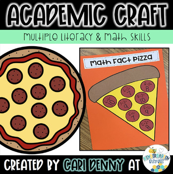 Pizza Math Craftivity  Math craftivity, Preschool math, Math