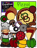 Pizza {Creative Clips Digital Clipart}