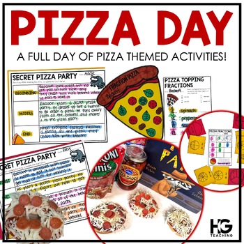 Preview of Pizza Day | End of the Year Theme Day Activities | Last Week of School Pizza FUN