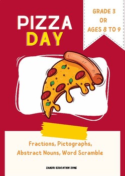 Preview of Pizza Day Worksheets for Grade 3