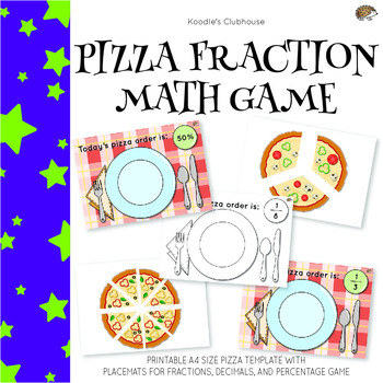 Preview of Pizza Fraction Game