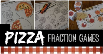 Preview of Pizza Fraction Games
