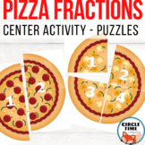 Pizza Fraction Puzzle Hands-on Fraction Activity Introduci