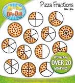 Pizza Fractions Clipart {Zip-A-Dee-Doo-Dah Designs}