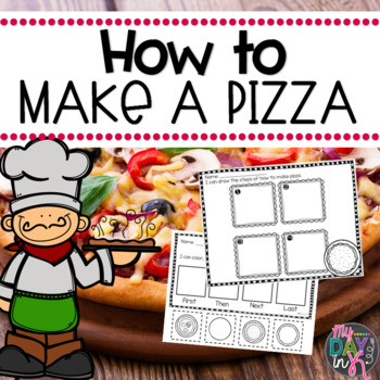 Preview of How To Make Pizza | How To Writing | Procedural Writing Activity