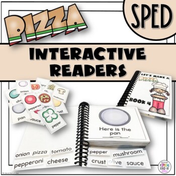 Preview of Let's Make a Pizza Adapted Books
