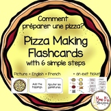 Pizza Making Flashcards in French! La Pizza | La Nourriture