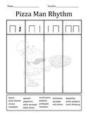 Pizza Man Rhythm Worksheet