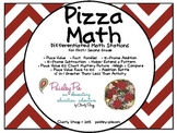 MATH STATIONS: Pizza Themed- 30 Full Color,Reusable Math Stations