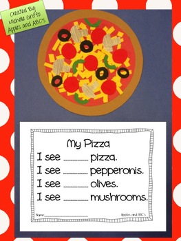 Preview of Pizza Math Craftivity