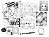 Pizza Mega Pack - Coloring Pages Writing Prompts Crafts Cu
