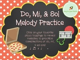 Pizza Melody Practice: Do, Mi, & Sol