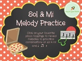 Pizza Melody Practice: Sol & Mi