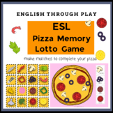 Pizza Memory Lotto Game