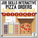 Pizza Order Interactive Bulletin Board Work Task