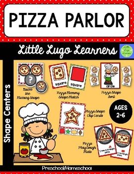 Preview of Pizza Parlor 5 Shape Lessons