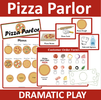 Papa's Pizzeria Dramatic Play Set by Harper's Hangout
