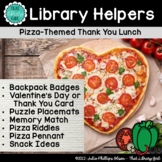 Pizza Party | Library Helper Incentives | Backpack Badge Rewards
