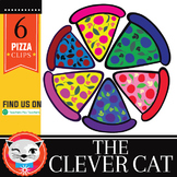 Pizza Party Time! 6 Piece Clip Set Freebie! (by The Clever Cat)