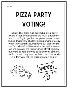 Preview of Pizza Party Voting