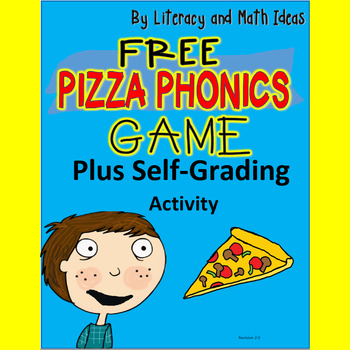 Preview of Pizza Phonics:  Free Phonics Games (Digital Self-Grading & Printable)
