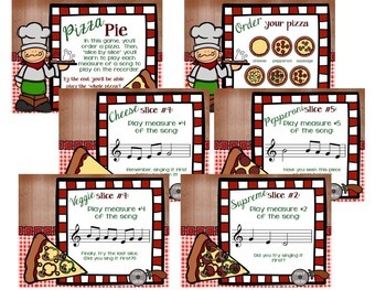 Pizza Pie A Bundled Set Of Slice By Slice Recorder Activities And Flashcards