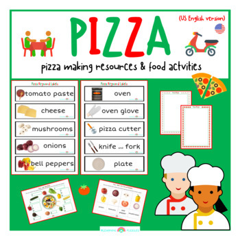 Preview of Pizza: Pizza Making Resources & Food Activities