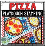 Pizza Playdough Letter Stamping Mats