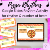 Pizza Rhythms Google Slides Activity || 5th grade music le