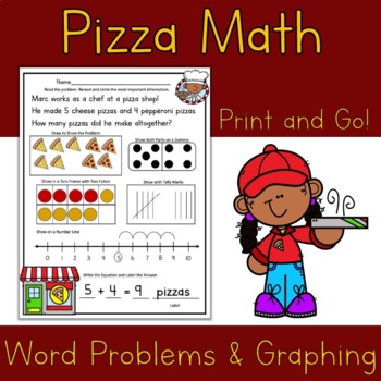 Preview of Pizza Math: Story Problems and Graphing