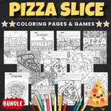Pizza Slice Coloring Pages & Games - Fun National Pizza Da