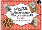Pizza Summarizing SWBST & Story Elements Craft Book Companion