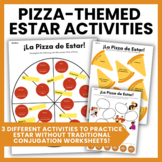 Pizza-Themed ESTAR Spanish Practice | Práctica con Estar H