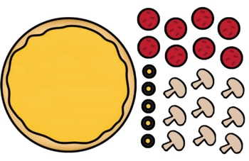 Preview of Pizza-themed Cut out Game/Paper Craft