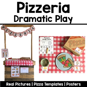 Preview of Pizzeria Dramatic Play | Pizza Shop