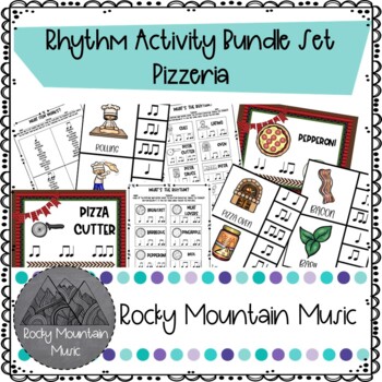 Preview of Pizzeria Rhythm Activity Bundle Set