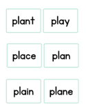 Pl - Word Blend Cards - Phonics