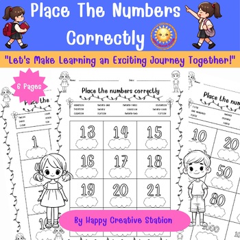 Preview of Place The Numbers Correctly | Happy Creative Station