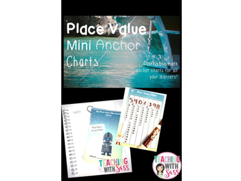 Preview of Place Vale Mini-Anchor Charts for Students