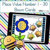 Place Value 1-30 BOOM Cards: Counting 10s and 1s {Digital 