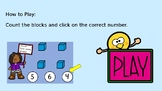 Place Value 1- 30 Interactive Whiteboard Counting Game MAB Blocks