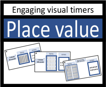 Preview of Place Value 1's and 10's - Engaging Visual Timers -1, 2, 3, 4, 5, 10, and 15 min